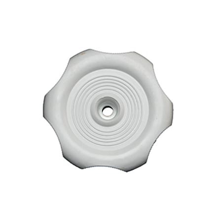 Rv Designer White 1 In. Plastic Shaft Knob R6R-H717